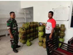 Babinsa Serengan Monitoring dan Pantau Penyaluran Gas LPG 3 Kg