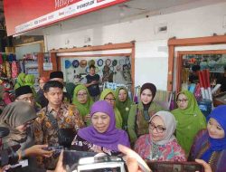 Polsek Pati Kawal Kegiatan Sosial Menteri PPPA dan Gubernur Jatim Bersama Anak Yatim Yatama