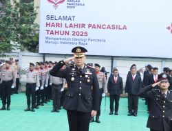 Wakapolres Pimpin Upacara Hari Lahir Pancasila: Pancasila Adalah Jiwa Bangsa
