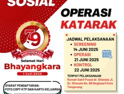 Hari Bhayangkara ke-79 Tahun 2025, Polres Metro Tangerang Kota Gelar Operasi Katarak Gratis, Simak Disini
