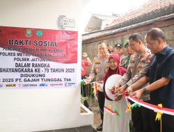 Bedah Rumah Hari Bhayangkara ke-79, Kapolres Serahkan Kunci Rumah Warga di Jatiuwung