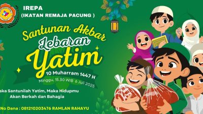 IREPA Akan Gelar Santunan Akbar Lebaran Yatim 