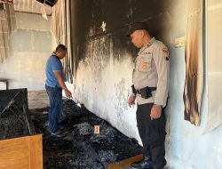 Polresta Pati Tangani Kebakaran Beruntun di Batangan, ODGJ Diamankan
