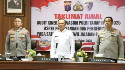 Polda Kaltim Gelar Taklimat Awal Audit Kinerja Itwasum Polri Tahap II T.A. 2025