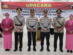 Polresta Pati Gelar Sertijab Kabagops, Kapolresta Tekankan Profesionalisme dan Tanggung Jawab