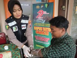 Polres Situbondo Beri Layanan Hapus Tato Gratis di Hari Bhayangkara ke -79