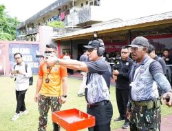 Polda Kaltim Gelar Lomba Menembak Sambut Hari Bhayangkara ke-79