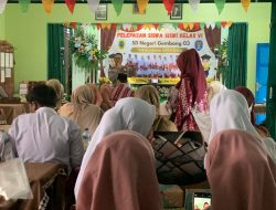 Membangun Budaya Tertib Lalulintas Sejak Dini, Satlantas Polresta Pati Gelar Sosialisasi Keselamatan di SD Negeri O3 Gembong