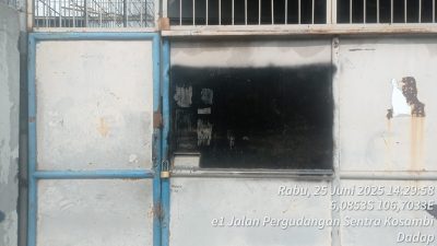 Gudang Blok E1 Kosambi Diduga Jadi Tempat Produksi Oli Palsu