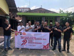 Polresta Pati Lakukan Sinergi dengan Ormas dan LSM Salurkan Bansos di Momen Hari Bhayangkara ke-79