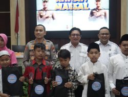 Antusias Puluhan Anak Ikut Khitan Massal Gratis Polres Pacitan di Hari Bhayangkara ke – 79