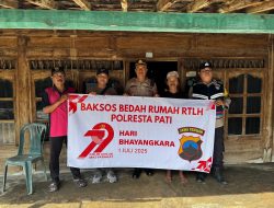 Bhakti Sosial Bedah Rumah, Wujud Kepedulian Polri di HUT Bhayangkara ke-79 di Wilayah Winong