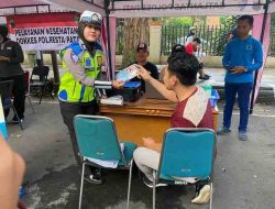 Satlantas Polresta Pati Gelar Sosialisasi Operasi Patuh Candi 2025 di Car Free Day