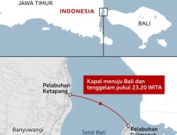 KMP Tunu Pratama Jaya Tenggelam Di Selat Bali 