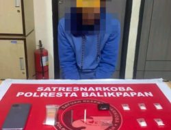 Polresta Balikpapan Berhasil Ungkap Peredaran Sabu, Amankan Pelaku Residivis Bersama 5 Paket Narkoba