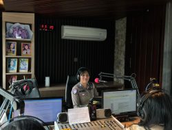 Awali Operasi Patuh Toba 2025, Satlantas Polres Toba Edukasi Lalu Lintas Lewat Radio