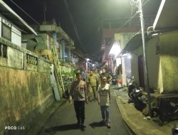 Kapolsek Wenang Pimpin Patroli Malam Gabungan