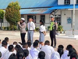 Police Go To School di SMAN 1 Balige, Satlantas Polres Toba Ajak Para Pelajar Disiplin Berlalu Lintas 