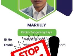 Marully Kabiro Tanggerang Raya Tidak Lagi Menjadi Bagian dari Media Garudasiber.net