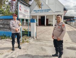 Polres Toba Pastikan Ibadah Minggu Berjalan Aman dan Lancar