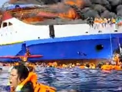 Kebakaran Kapal KM Barcelona 5: Menuju Manado, 5 Orang Meninggal Dunia Dalam insiden Tersebut