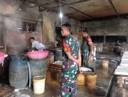 Babinsa Edukasi Pengelolaan Limbah Tahu, Langkah Nyata Menuju Lingkungan Bersih