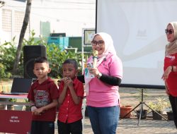 Ketua TP PKK Kota Bekasi Hadiri Senam Ceria Bersama Siswa SD Di Kota Bekasi, Semarakkan Hari Anak Nasional