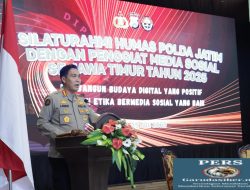 Polda Jatim Gandeng Pegiat Media Sosial Bangun Budaya Digital Positif