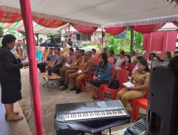 Polsek Bunaken Hadiri Giat Pisah Sambut Lurah Molas
