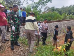 Gercep, Polisi Selidiki Kecelakaan Kereta Api di Bojongmengger