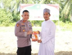 Dukung Program Ketahanan Pangan Nasional, Polres Langkat Lakukan Penanaman Jagung Serentak