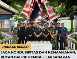 Rutan Kelas ll Balige kembali gelar Razia blok hunian Warga Binaan
