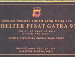 Kapolda Jabar Resmikan Shelter Pesat Gatra 93 di Gunung Ciremai, Sekaligus Pimpin Pendakian Jelang HUT Ke-80 RI