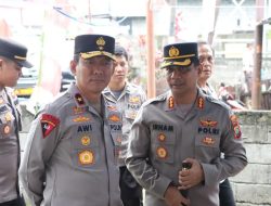 Kapolresta Manado Dampingi Wakapolda Sulut Tinjau Pasar Murah Sambut HUT RI ke-80