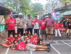 HUT RI ke-80, Polisi dan Warga RW 003 Duri Selatan Rayakan dengan Kebersamaan
