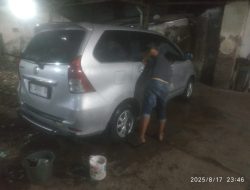 Seorang Kabiro Media Garudasiber.net Muhammad Erfan Rawat Kendaraan Pribadi, Cuci Mobil Avanza