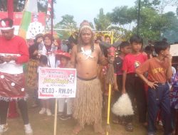 Karnaval HUT RI ke-80 di Desa Benda, FKDM Tunjukkan Semangat Kebersamaan