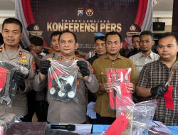 Polres Lumajang Amankan Dua Tersangka Pencurian 91 Unit Meteran Air Milik Perumdam Tirta Mahameru