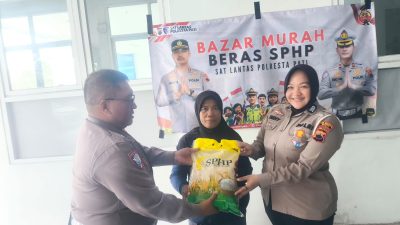 Polresta Pati Gelar Gerakan Pangan Murah, Salurkan 6 Ton Beras SPHP Pasca Demo 13 Agustus