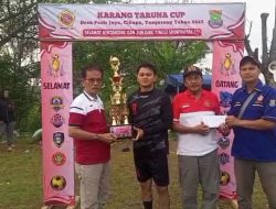 Kades Pasir Jaya Gelar Turnamen Sepakbola Antar RW Se-desa Pasir Jaya 