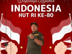 Ketua Akpersi DPD Banten YUDIANTO C.BJ. Ucapkan Dirgahayu RI Ke – 80