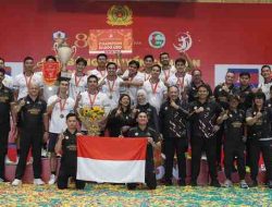 Jakarta Bhayangkara Presisi Juara Turnamen Voli Internasional di Vietnam
