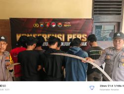 Polres Pelabuhan Tanjungperak Amankan Remaja Kelompok Gangster SSTB dan All Star Terlibat Bentrokan di Kalilom Lor Surabaya