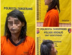 Polsek Kronjo Bekuk Pencuri 4 HP yang Masuk Rumah Warga Lewat Jendela