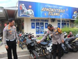 Respon Pengaduan Masyarakat Polres Tuban Amankan 65 Unit Motor Tidak Sesuai Spektek