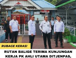 Rumah Tahanan Negara Kelas IIB Balige Kanwil Ditjen Pemasyarakatan Sumatera Utara sambut kunjungan kerja Pembimbing Kemasyarakatan (PK)