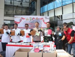 Polres Metro Tangerang Kota Musnahkan Barang Bukti Narkotika