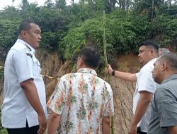 Tinjau Jalan Provinsi di Toba, Gubernur Sumut: Infrastruktur dan Kesehatan Harus Jalan Bersama