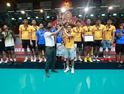 Tim Putra Bhayangkara Presisi Juara I di Open Tournament Bola Voli Piala Panglima TNI Tahun 2025