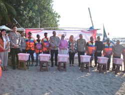 Polres Pasuruan Bersama BEM Gelar Gerakan Pangan Murah Salurkan 5 Ton Beras di Lereng Bromo